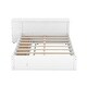 preview thumbnail 10 of 9, Wood Platform Bed With Rolling Shelf, Trundle, and Storage Drawers, Full Size聽