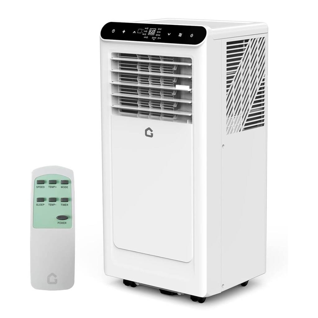 10000 BTU 4 in 1 Portable Air Conditioner for Rooms up to 450 Sq.Ft. with Heater - N/A
