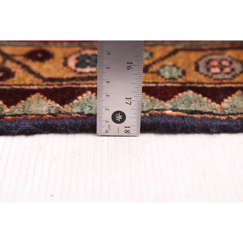 ECARPETGALLERY Hand-knotted Andelz Dark Navy Wool Rug - 3'9 x 10'3