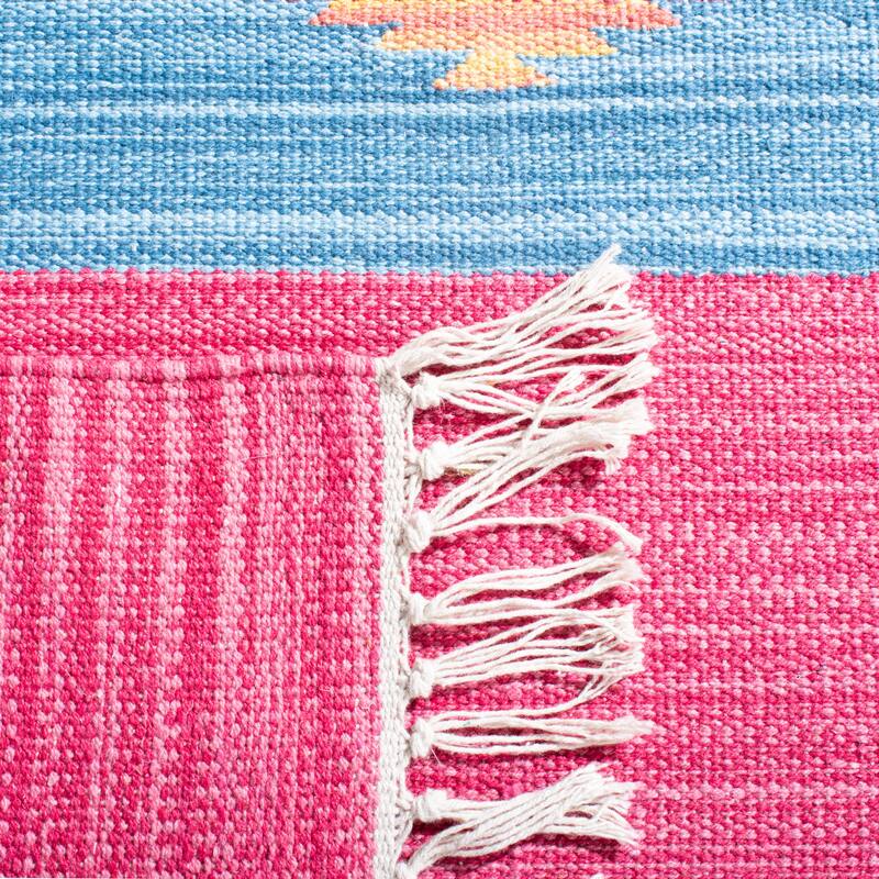 SAFAVIEH Handmade Flatweave Montauk Adyson Boho Cotton Rug