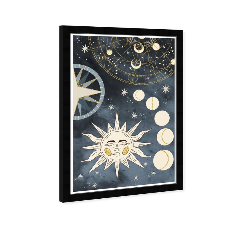 Wynwood Studio Prints Astronomy and Space Celestial Map Blue and Modern & Contemporary Wall Art Canvas Print
