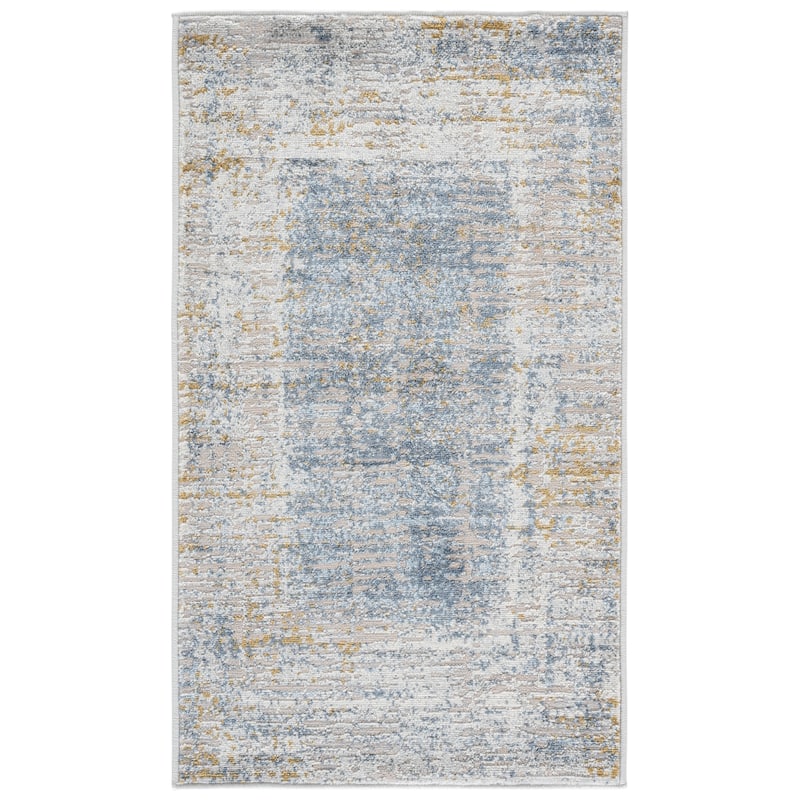 SAFAVIEH Palma Deetta Modern Abstract Rug - 2'2" x 3'9" - Beige/Light Blue