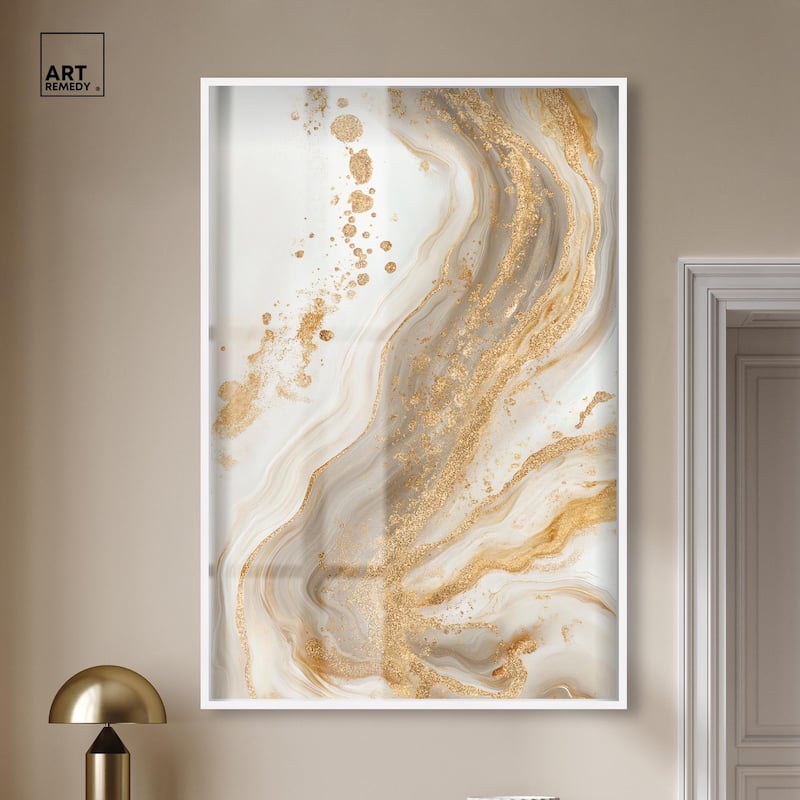 Gold Vein Shadowbox by Art Remedy