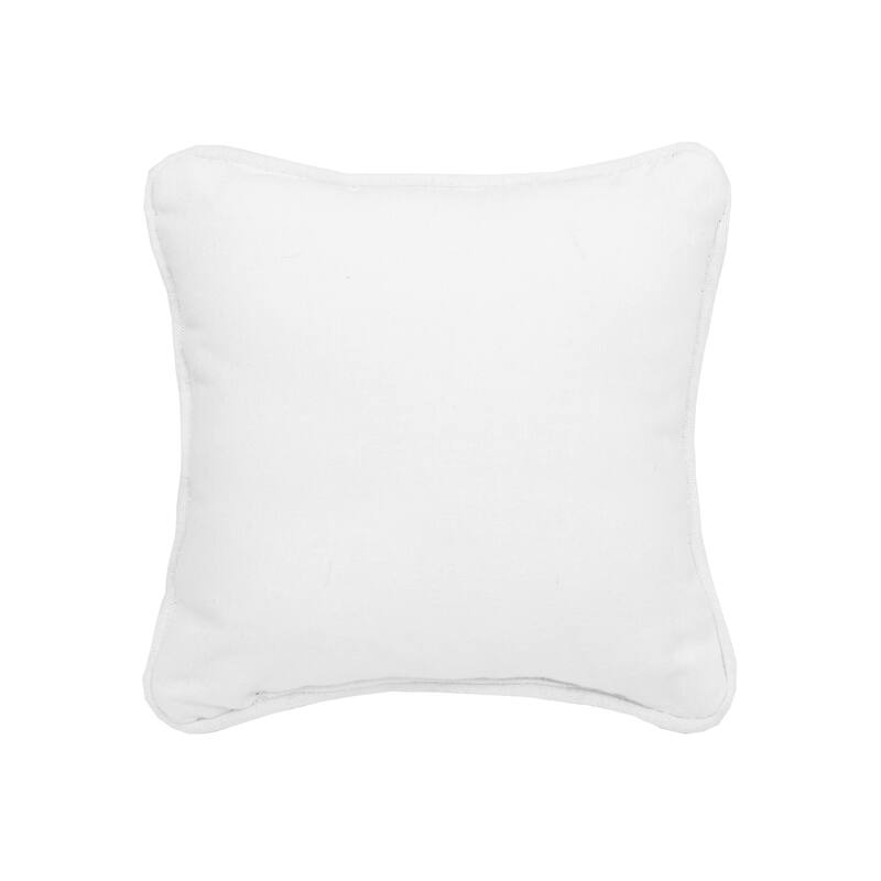 8" x 8" Wherever Mom Is Printed and Embroidered Throw Pillow