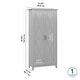 preview thumbnail 42 of 70, Key West Tall Storage Cabinet with Doors and Shelves by Bush Furniture