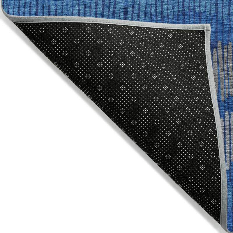 HomeRoots Striped Transitional Rectangle Outdoor Rug