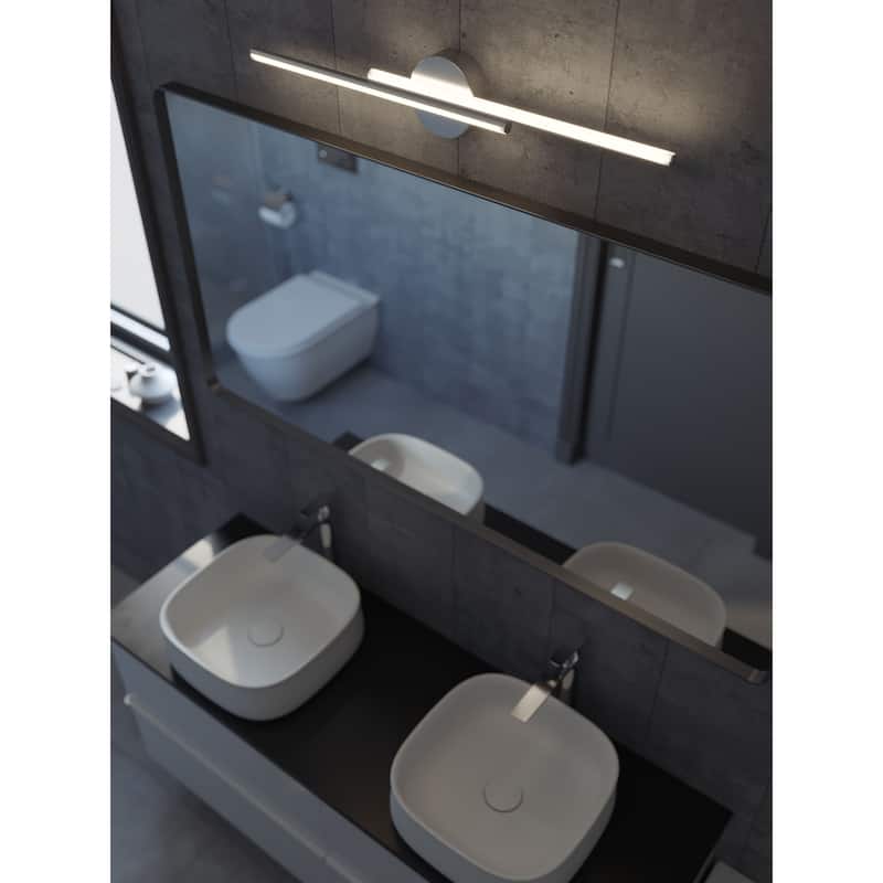 AFX Ella LED Vanity - Satin Nickel - 30-Inch