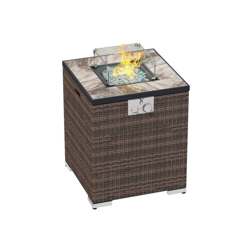 28 inch Outdoor Fire Pit Table