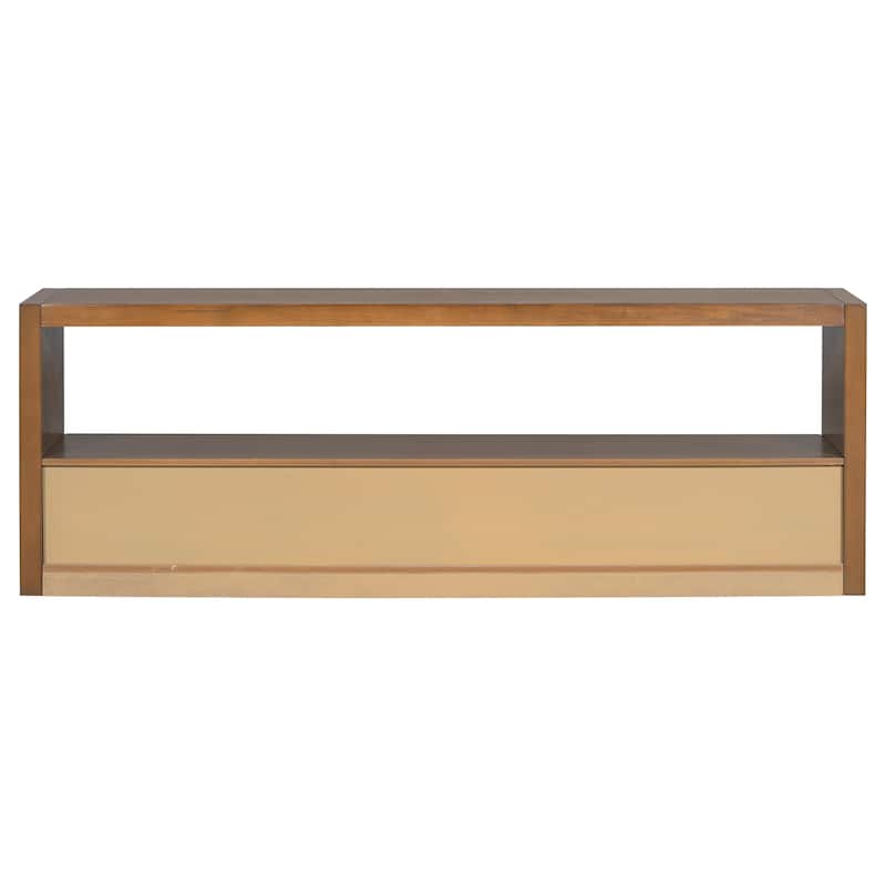 3-Drawer Wood Entertainment Center Media Cabinets TV Stand