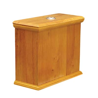 Toilet Part Light Oak Hardwood Lowboy Flat Tank Only Renovators Supply