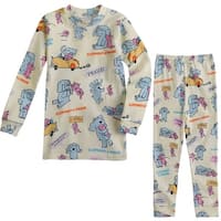 Children's Elephant and Piggie Pajamas - Sleep Shirt and Pants Set