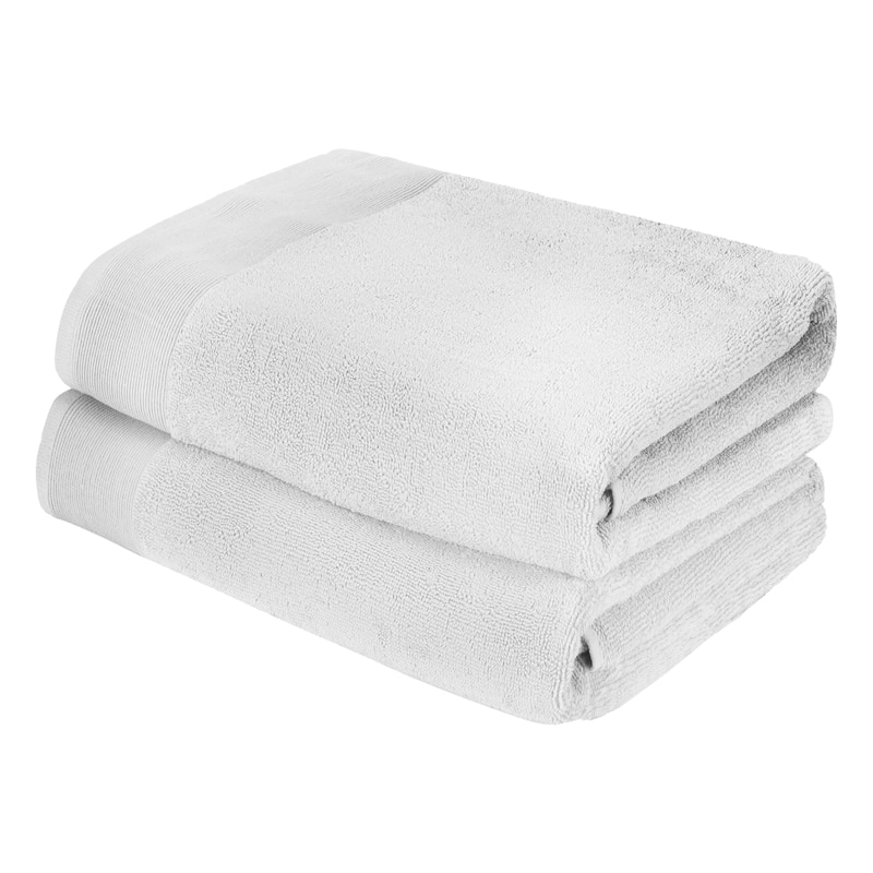 Fabstyles Camelot Bath Towel 600 GSM Zero-Twist Cotton Set of 2 - 27"x52"