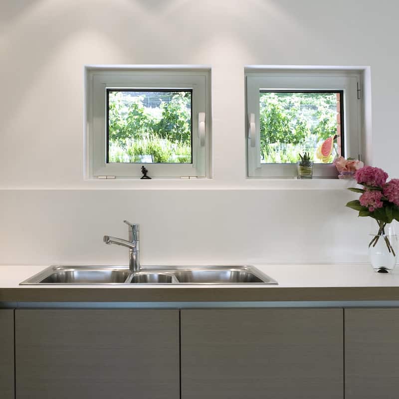 Houzer PGT-4322-C Premier 41-5/16" Drop In Triple Basin Stainless - Stainless Steel