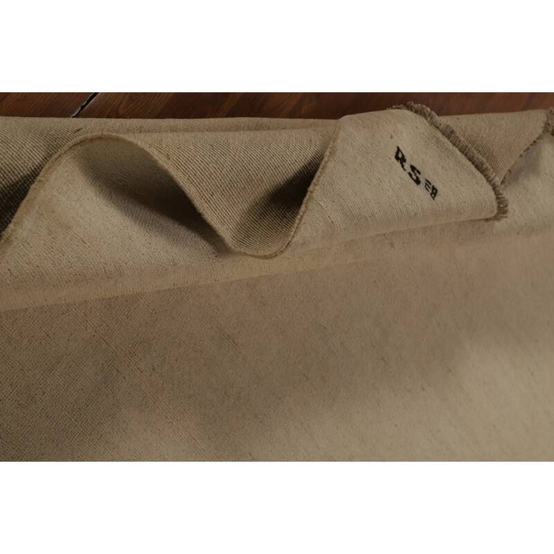 Modern Gabbeh Oriental Rug Hand-Knotted Wool Carpet - 6'8" x 9'7"