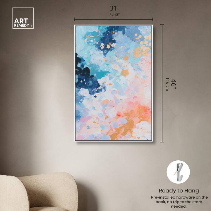Vibrant Vortex Canvas by Art Remedy