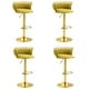 preview thumbnail 74 of 155, Velvet Upholstered Adjustable Bar Stool Swivel Counter Chair Set of 2