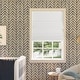 preview thumbnail 27 of 42, Sun Zero Pryer Textured Total Blackout Cordless 1-Piece Roman Shade 27" x 64" - White