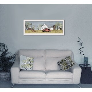 TrendyDecor4U Farmhouse "Spring On The Farm" Framed Print Wall Art by ...