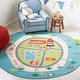 preview thumbnail 1 of 13, SAFAVIEH Kids Playhouse Machine Washable Slip Resistant Anasia Shapes Rug