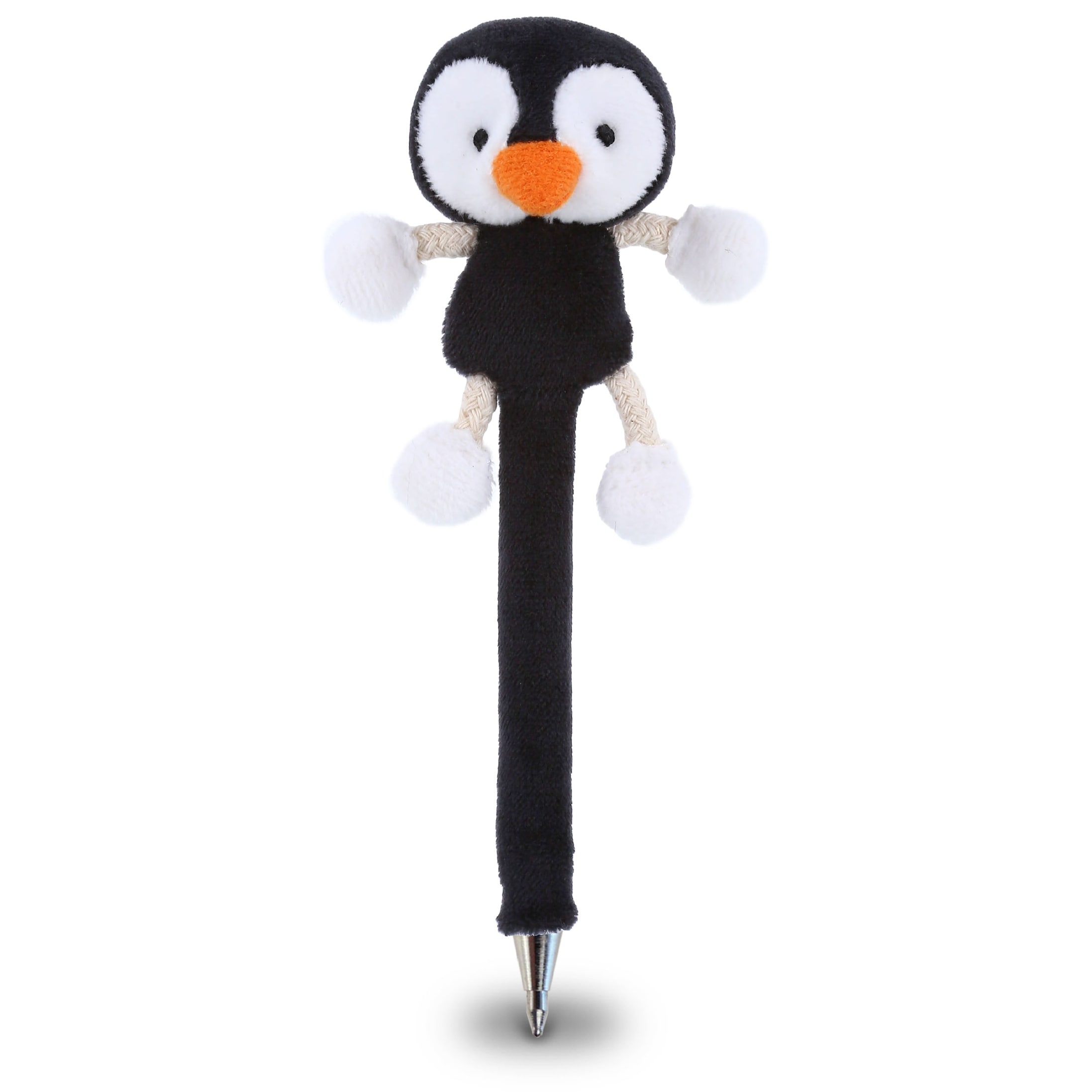 DolliBu Penguin Plush Pen - Soft Stuffed Animal Ballpoint Novelty Pen