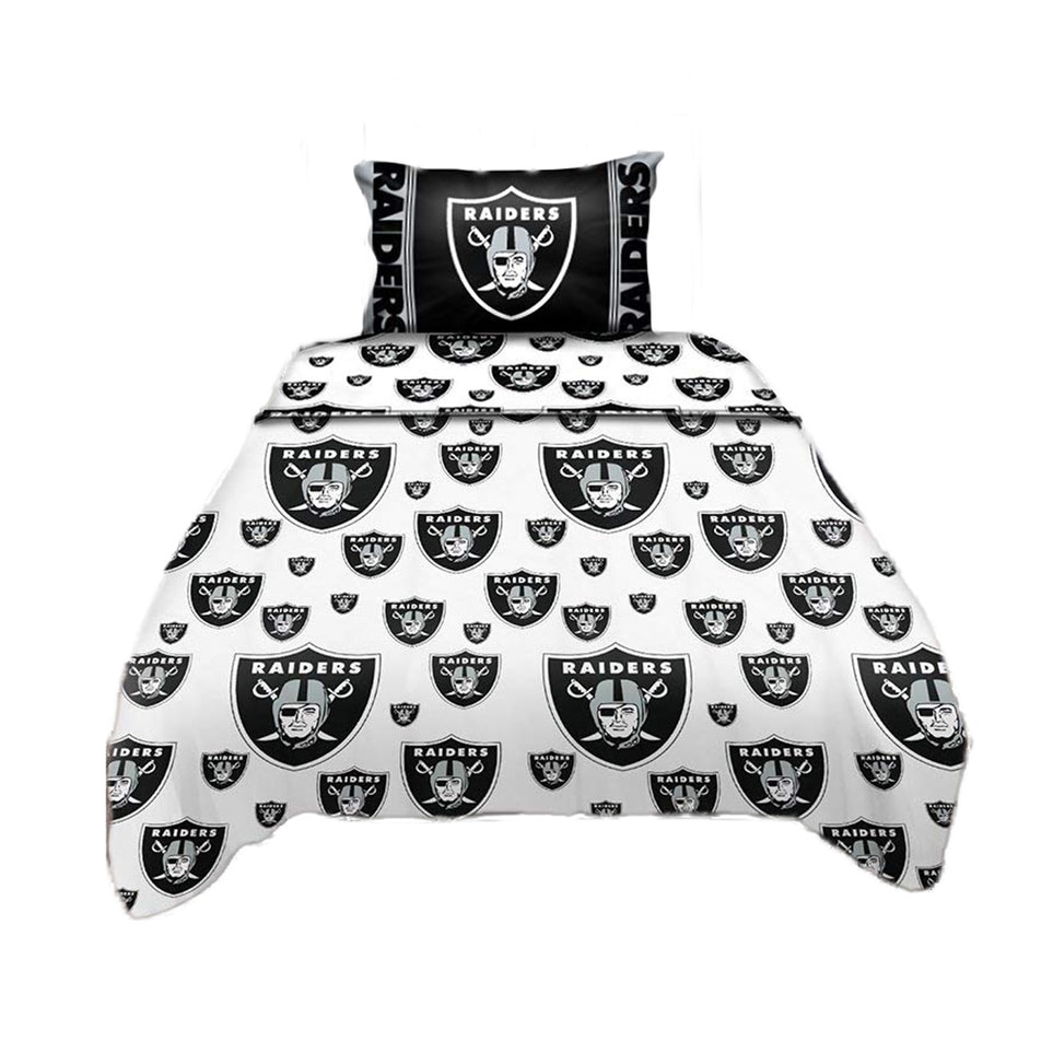raiders crib bedding set