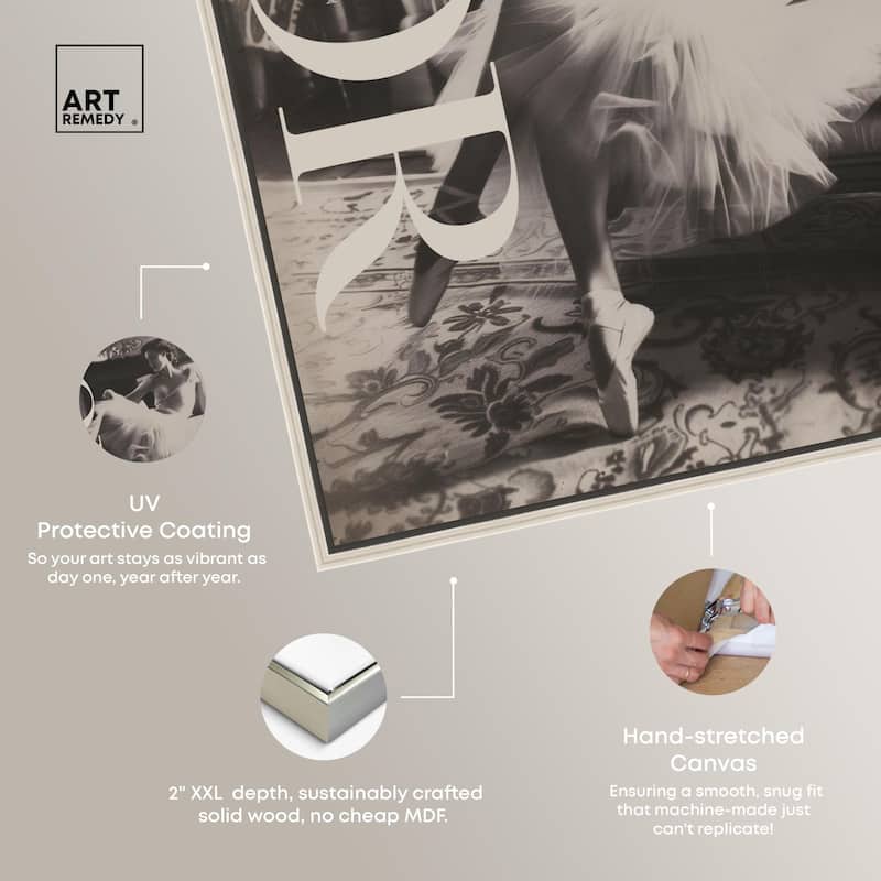 Style Ballerina Cover Canvas by Art Remedy