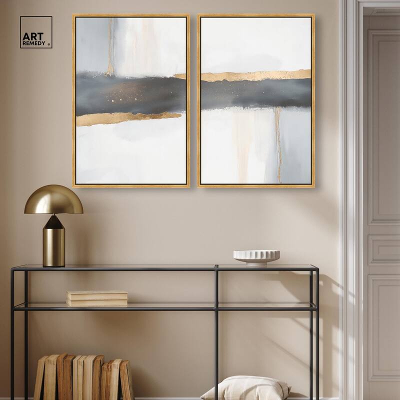 Azure Horizon I Canvas Set of 2 by Art Remedy