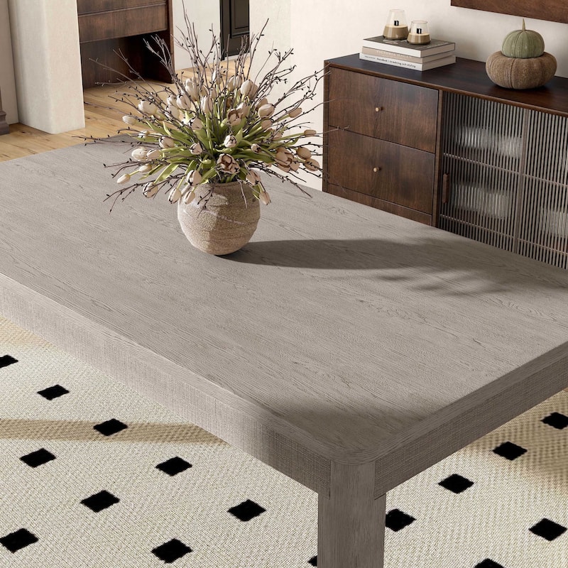 Furniture of America Billet Modern Natural Oak 78-inch Wood Dining Table
