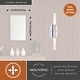 preview thumbnail 4 of 8, Fulton 2 Light Integrated LED Contemporary Bathroom Vanity Fixture White Shade