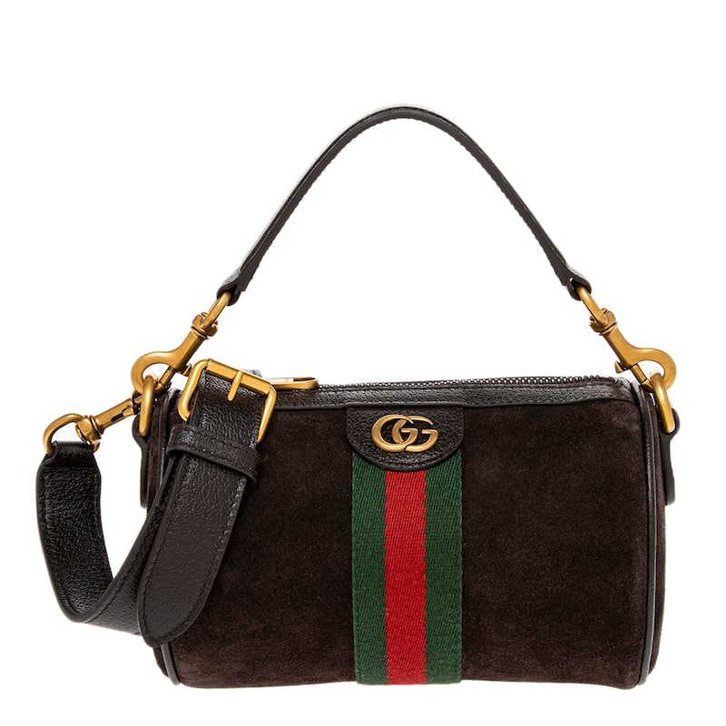 Gucci Ophidia Mini Bag - Dark Brown
