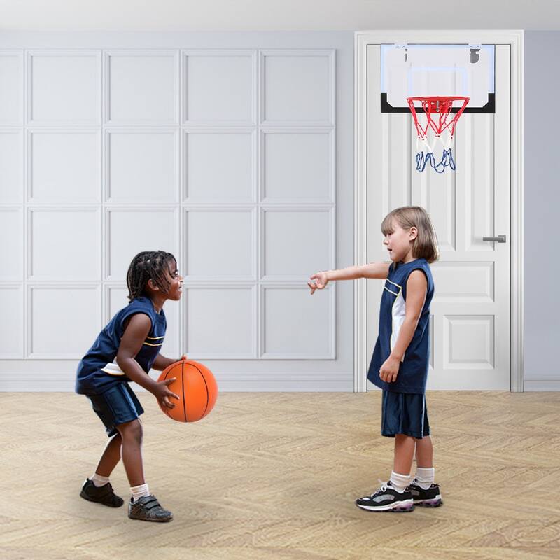 Mini Wall Mounted Basketball Hoop, Backboard Toy for Kids & Adults