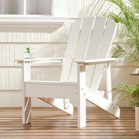 Culver Outdoor Faux Wood Adirondack Chair by Christopher Knight Home
