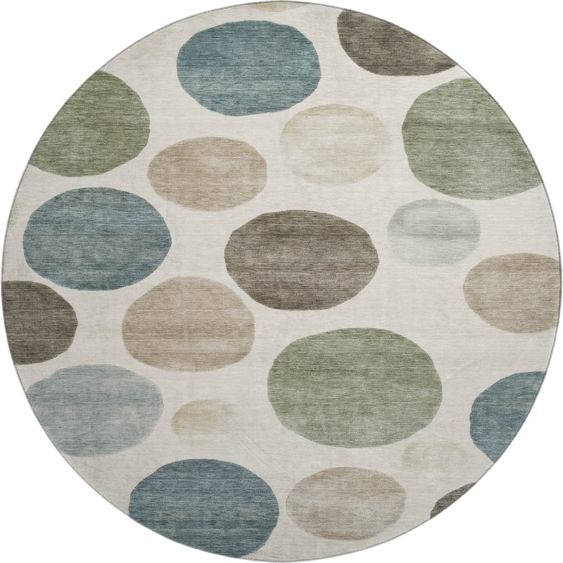 Premium Washable Super Soft Modern Bubbles Mayfield Rug