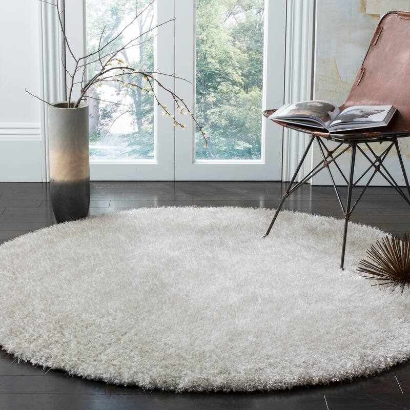 SAFAVIEH Handmade Toronto Shag Mikaela Polyester Rug