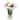 Enova Home Mixed Artificial Real Touch Lily and Rose Flower Arrangement in Clear Glass Vase with Faux Water For Home Decoration
