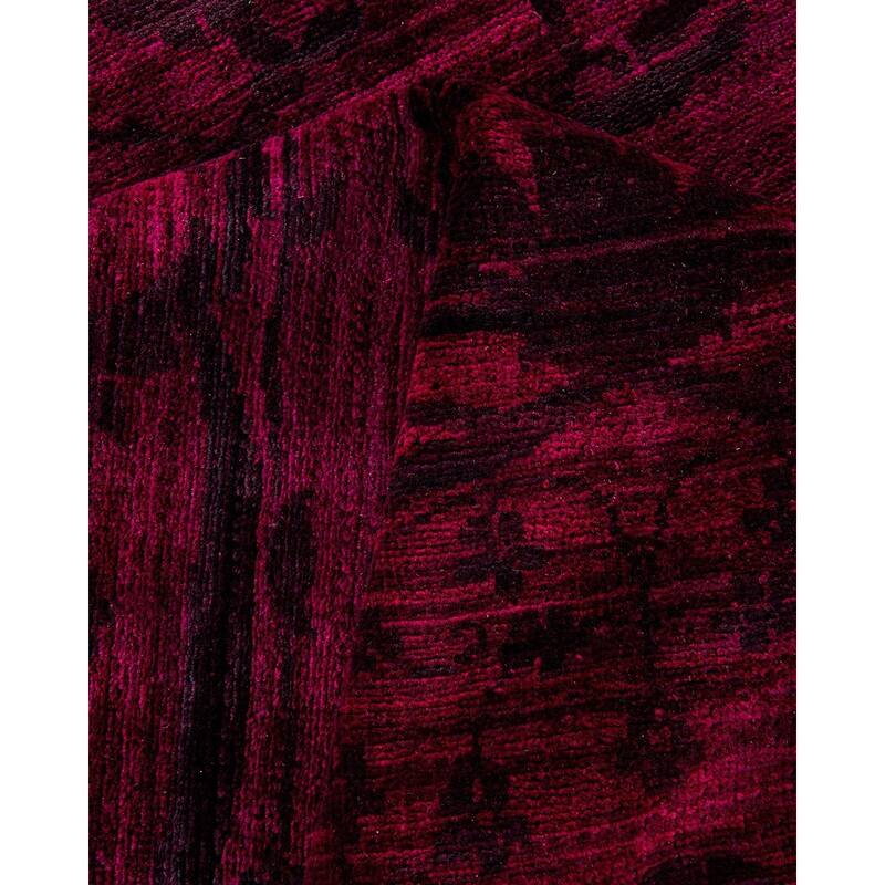 Vibrance, One-of-a-Kind Hand-Knotted Area Rug - Red, 8' 1" x 9' 10" - 8' 1" x 9' 10"