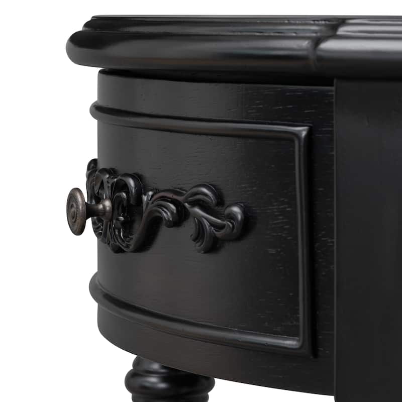 Merax Curved Console Table with 4 Drawers and 1 Shelf