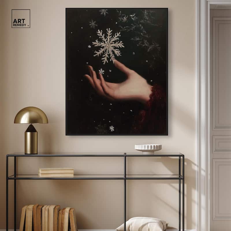 Holding Winter Canvas by Art Remedy