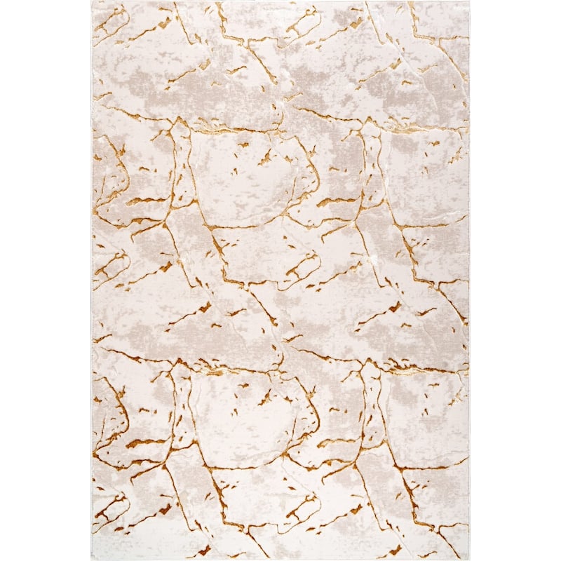 LaDole Rugs Abstract Modern Minimalist Contemporary Runner Rug