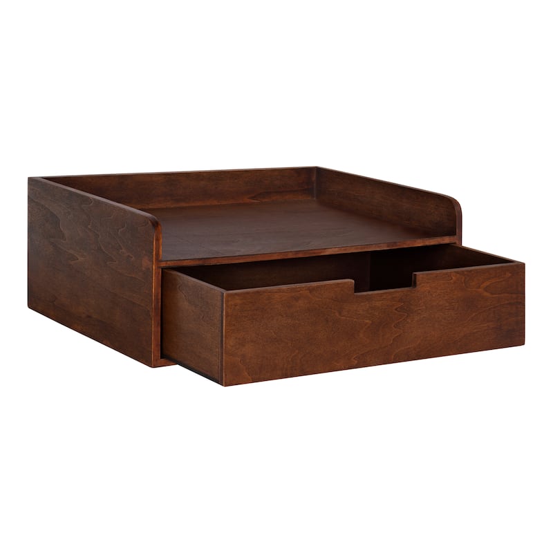 Kate and Laurel Kitt Premium Sold Wood Floating Shelf Side Table