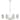 40" W x 27" H 8-Light Chandelier in Aged Brass and Black - 40"W x 27.5"H