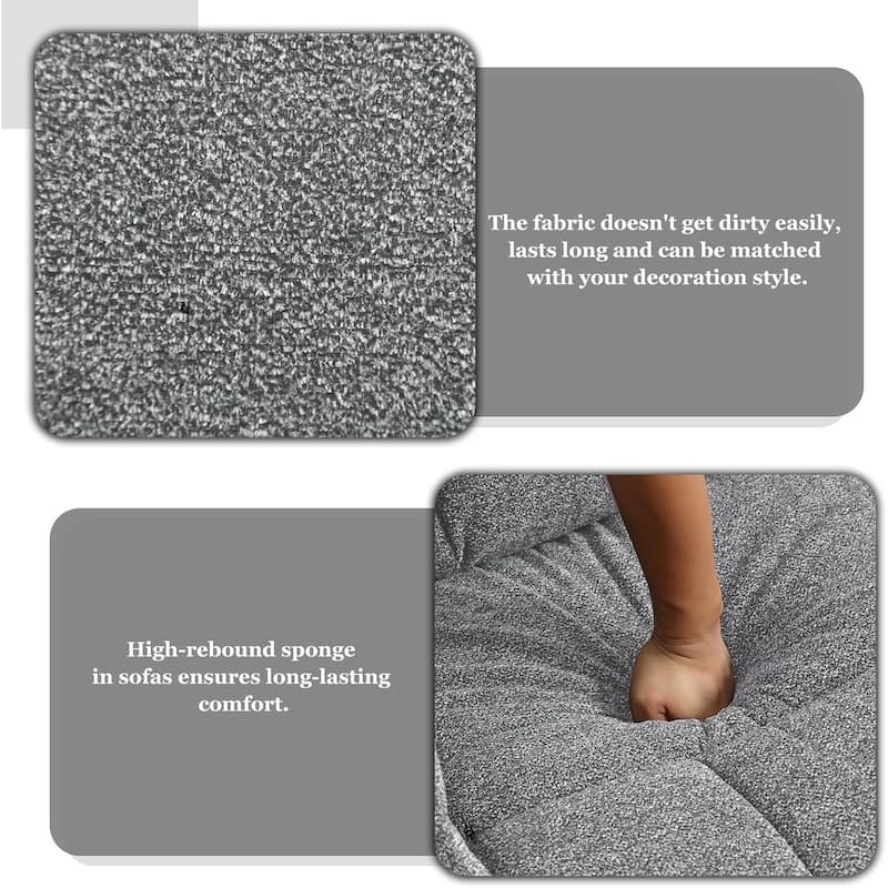 Recliner Sofa for Living Room, Extra Wide Modern Overstuffed 1/2/3 Seat Reclining Manual Sofa Chair