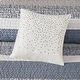 preview thumbnail 12 of 25, Madison Park Melody 6 Piece Reversible Jacquard Quilt Set with Throw Pillows