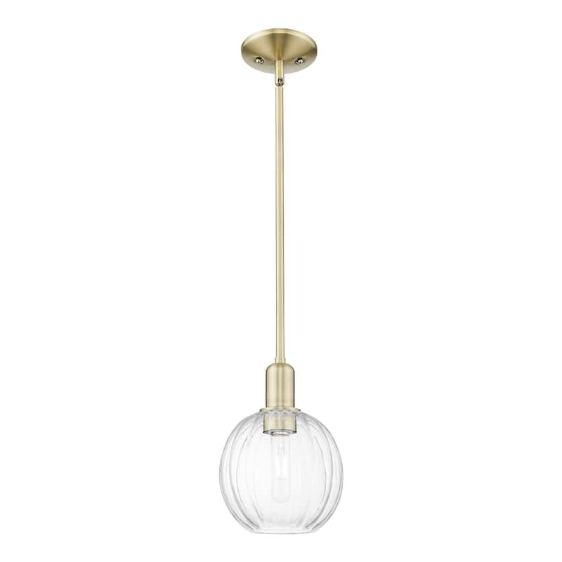 Innovations Lighting Downtown Urban - Preston - 1 Light 7" Globe Shade Stem Hung Mini Pendant