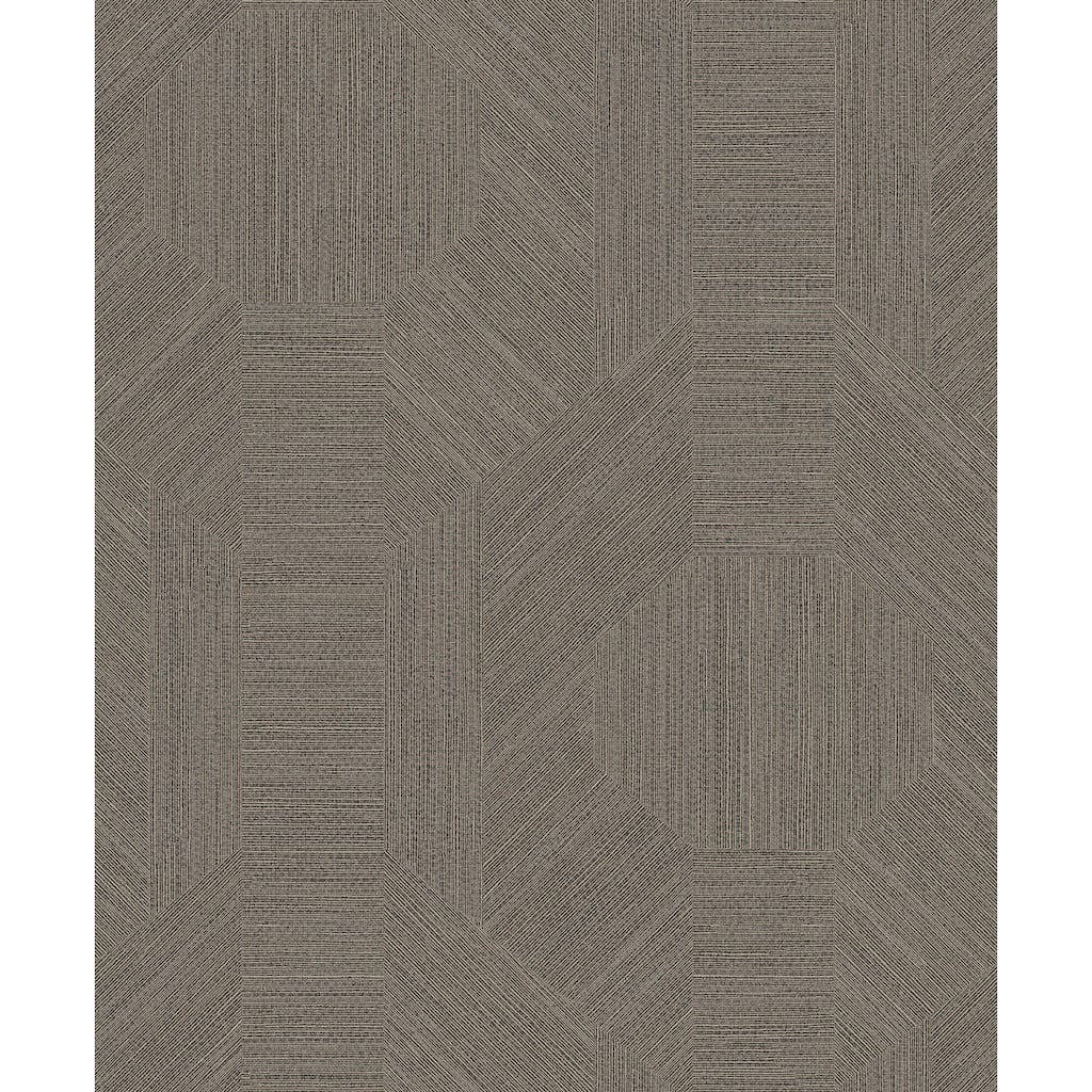 A-Street Prints Ladon Pewter Metallic Texture Wallpaper