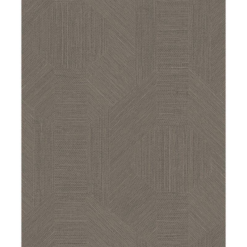 A-Street Prints Ladon Pewter Metallic Texture Wallpaper