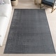 preview thumbnail 28 of 59, Nuloom Argelia Solid Machine Washable Area Rug 9' x 12' - Grey - Rectangle