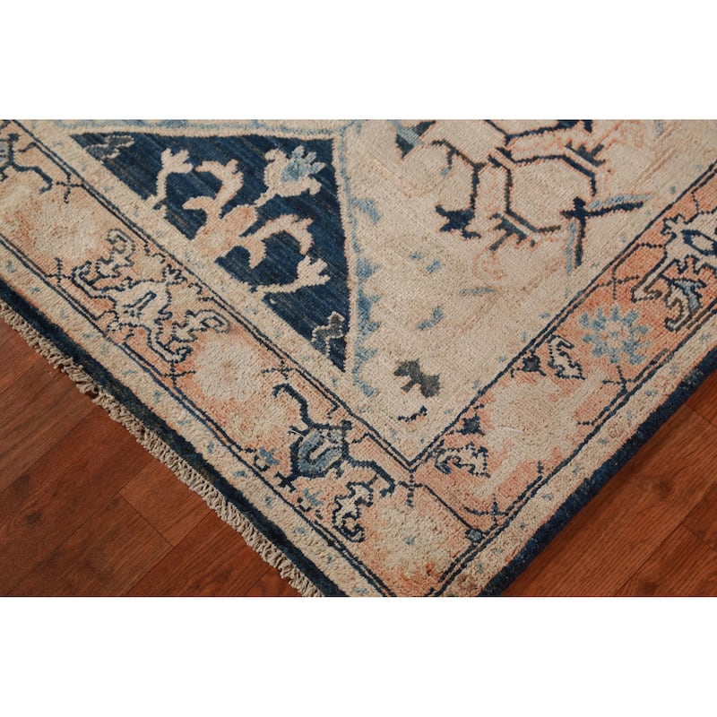 Vegetable Dye Ziegler Oriental Runner Rug Handmade Wool Carpet - 3'2"x 13'3"