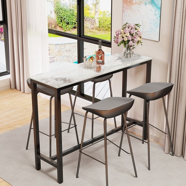 Amazon.com: ODK 63 inch Bar Table, Bar Height Pub Table
