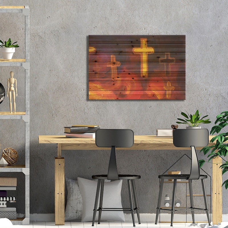 All Saints Day II Print On Wood by Valery Rybakow - Multi-Color